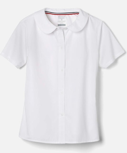 Blusa Blanca , cuello redondo - French Toast - talla 10