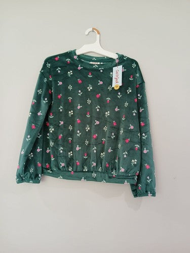 Blusa de pana manga larga - cat & jack - talla 5T