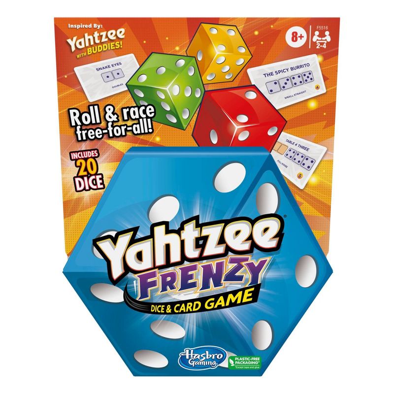 Juego de dados y cartas de Yahtzee Frenzy