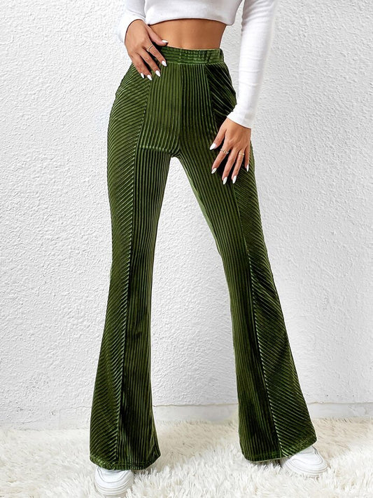 Pantalón acanalado de pana - SHEIN - talla L