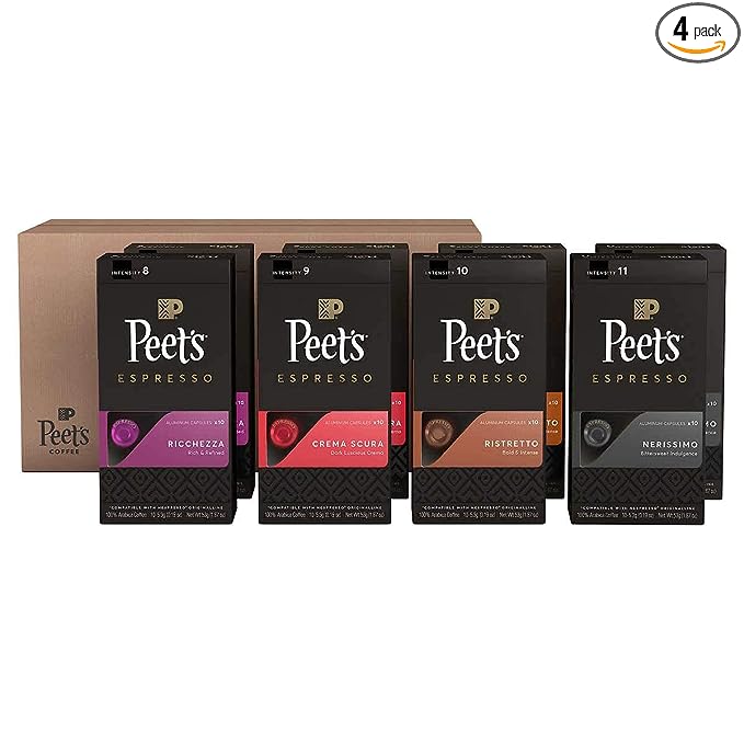 Peet's Coffee Paquete variado de cápsulas de expreso,  (80 unidades)