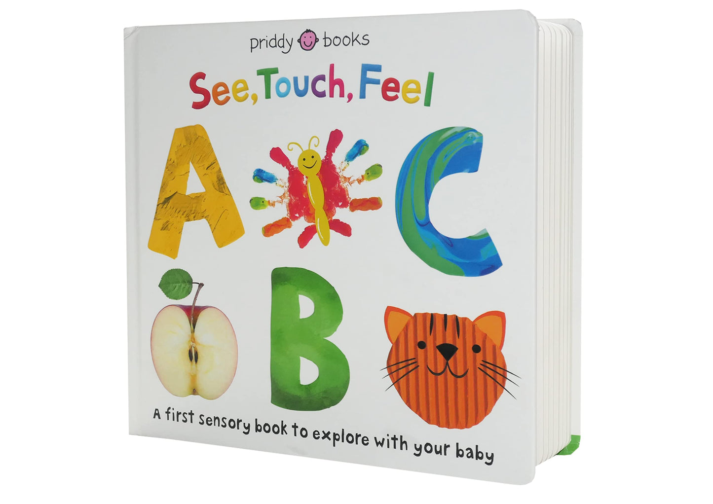 See, Touch, Feel: ABC Libro de cartón – Tacto y sensación