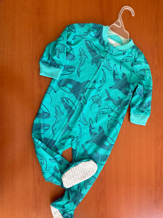 Pijama manga larga - carters - talla 12 M