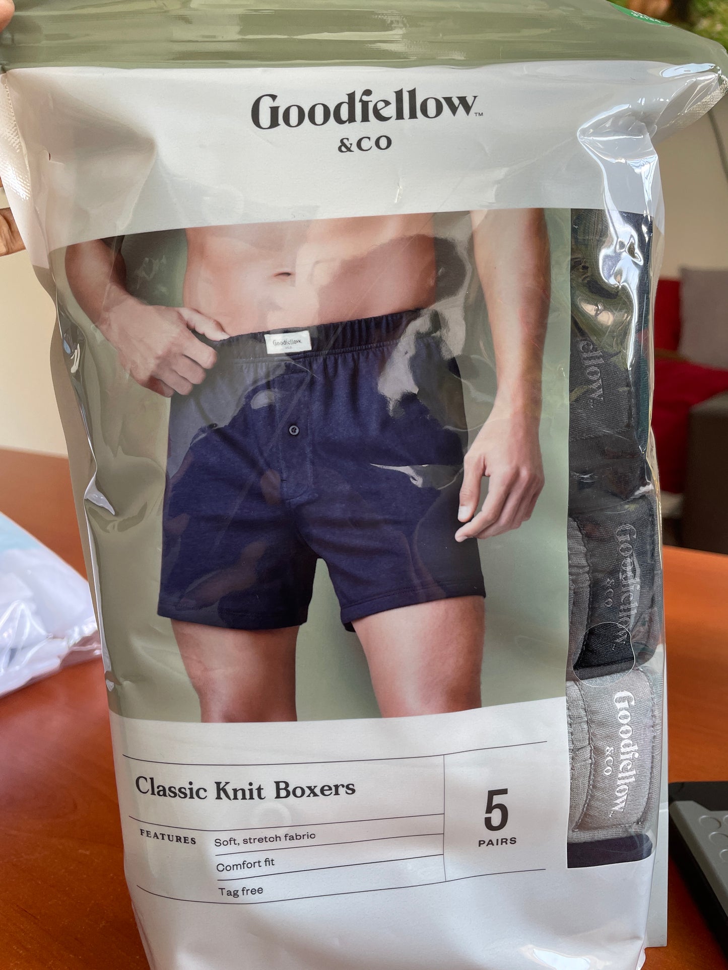 Bóxers para hombre 5 piezas - Goodfellow & Co™ Talla M (32-34)
