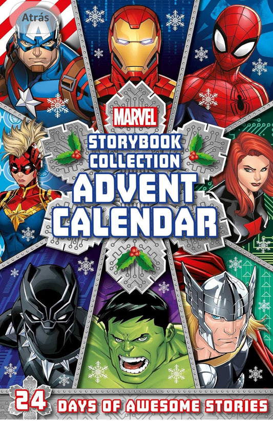 Marvel: Calendario de Adviento de la Colección de Libros de Cuentos: Cuenta atrás de 24 libros para Navidad