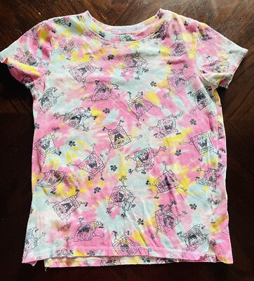 Blusa tipo Playera - SpongeBob Nickelodeon- talla s (6/6x)