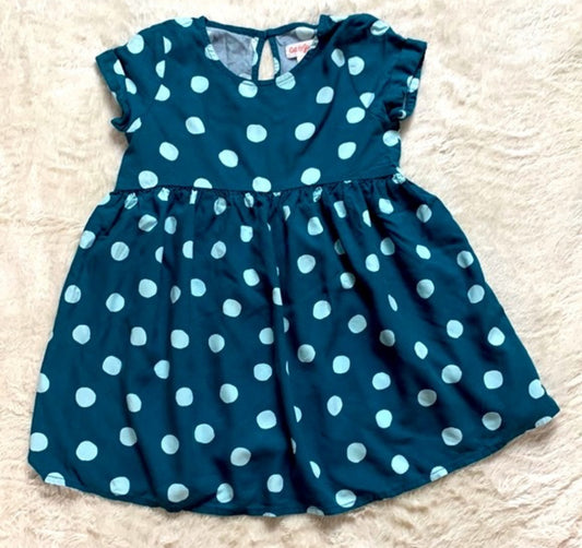 Vestido con puntos manga corta  - cat & jack - talla 4T