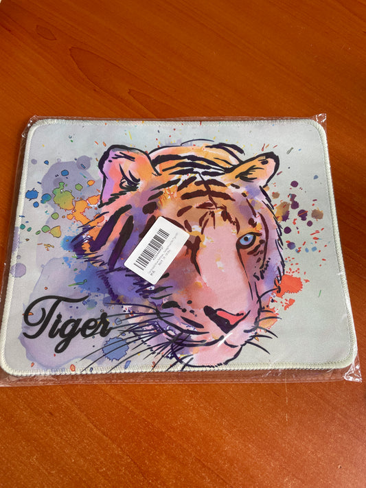 Mouse Pad SVART de Superficie Suave, base antideslizante, con diseño orginal de Tigre estilo arte urbano, Diseño1, 22*18 cm