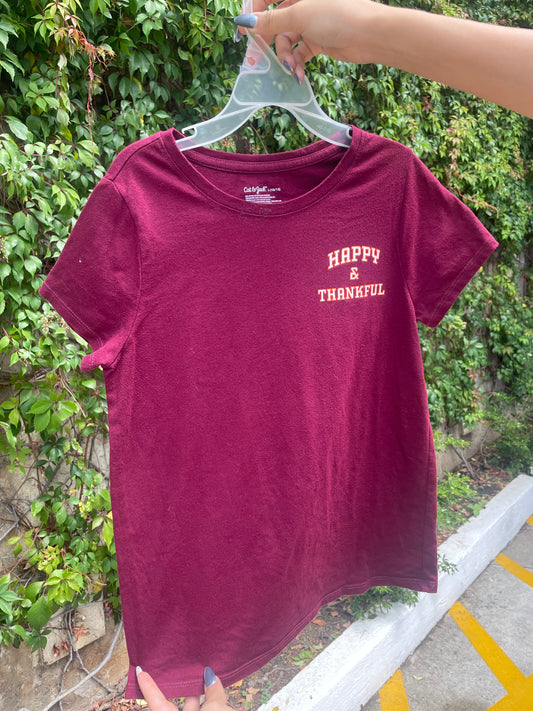 Blusa tipo playera - corinta - cat & jack - talla L (10/12)