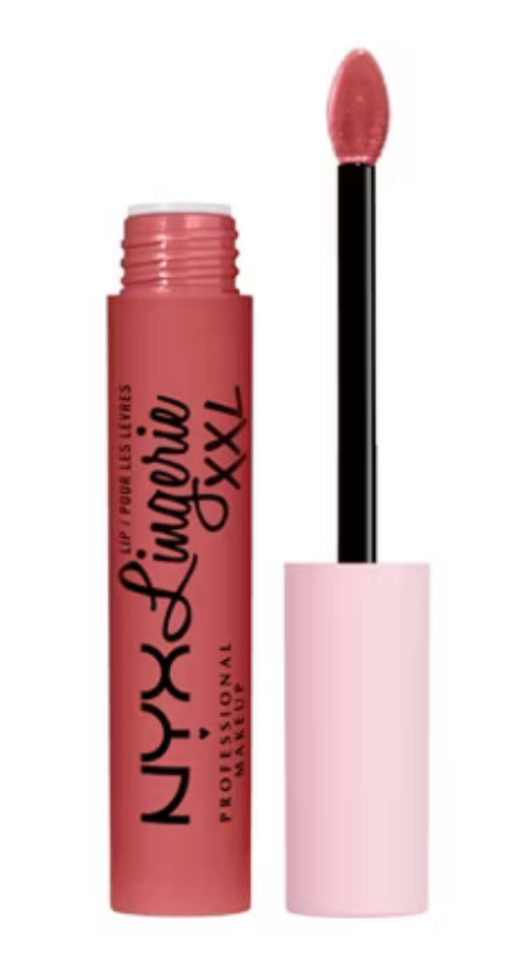 NYX Professional Makeup Lip Lingerie XXL Smooth Matte Liquid Lipstick - 16hr Longwear - 0.13 fl oz- Color
03 Xxpose Me