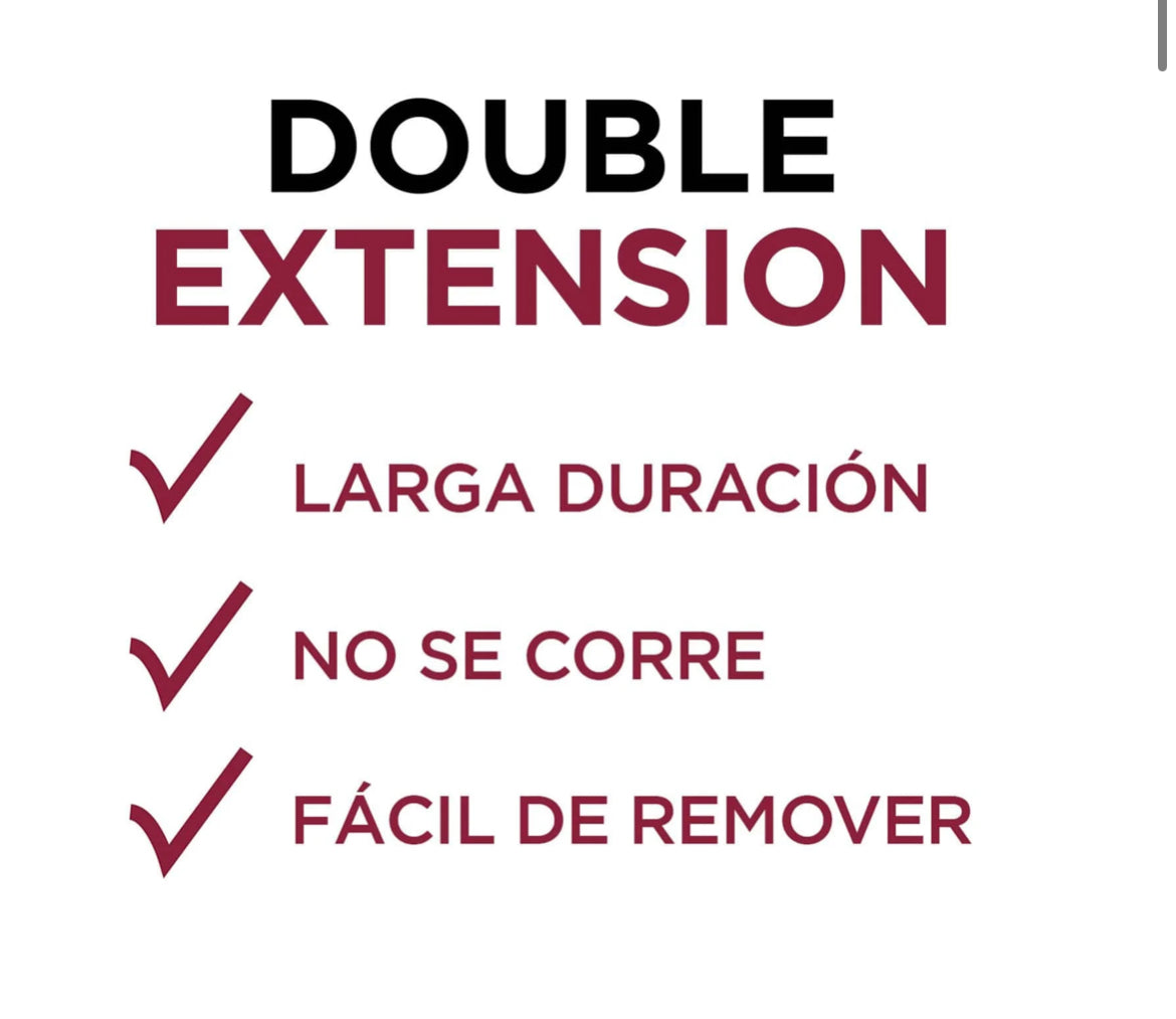 DOUBLE EXTENSION MASCARA LAVABLE