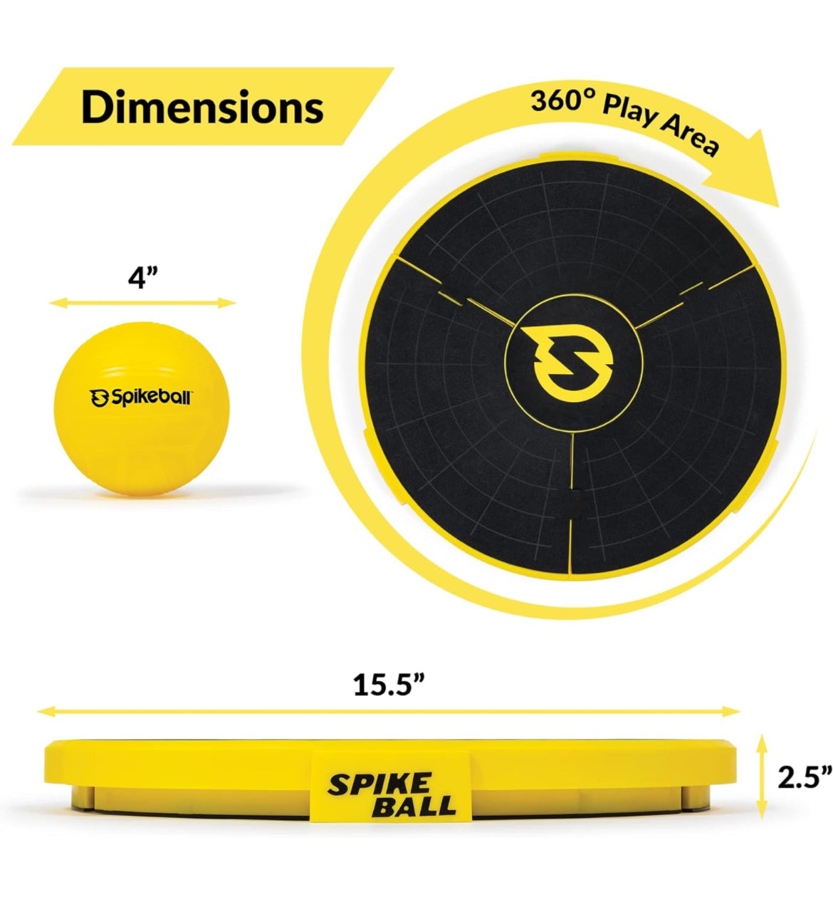 EastPoint Sports Spikeball Mini - Juego de mesa para interiores y exteriores