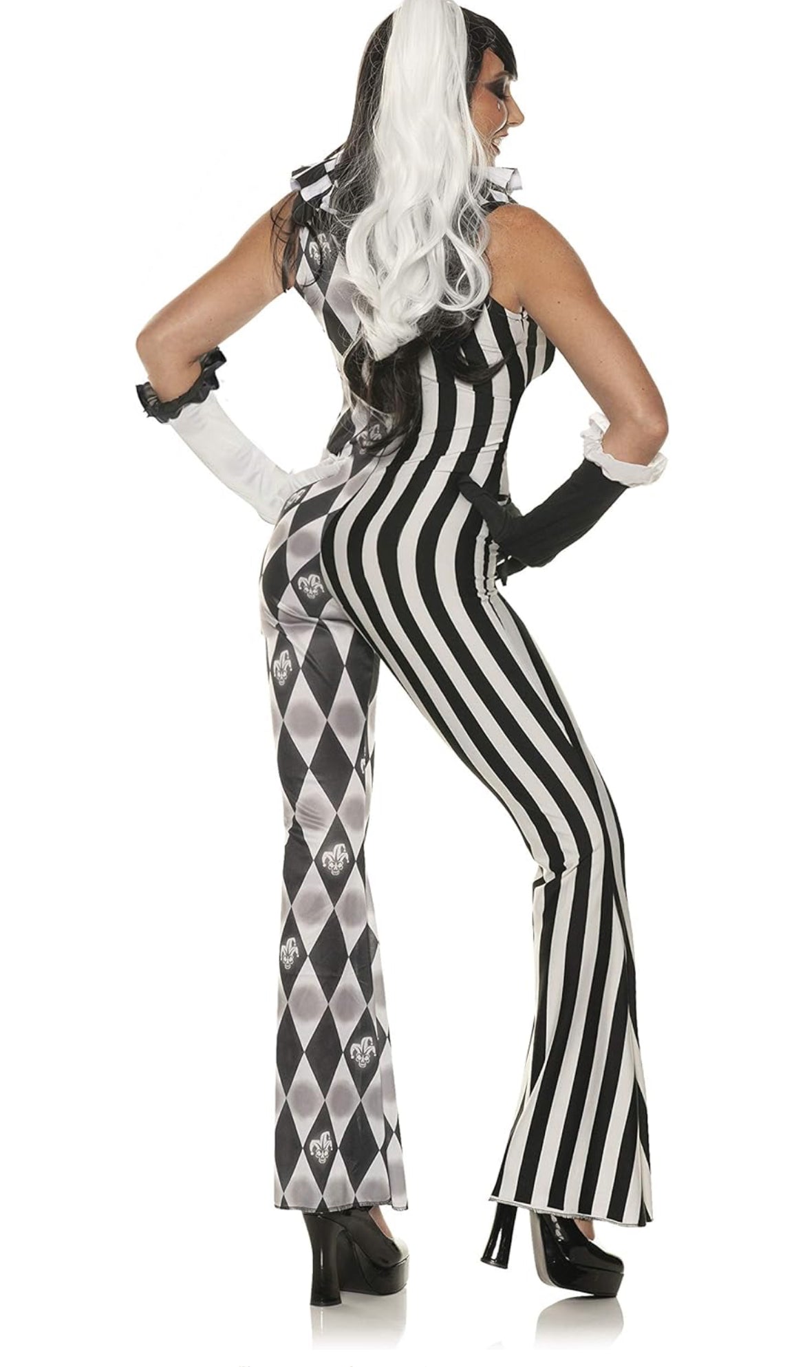 UNDERWRAPS Womans Woman's Harlequin Costume JumpsuitAdult Sized Costumes- talla Xs