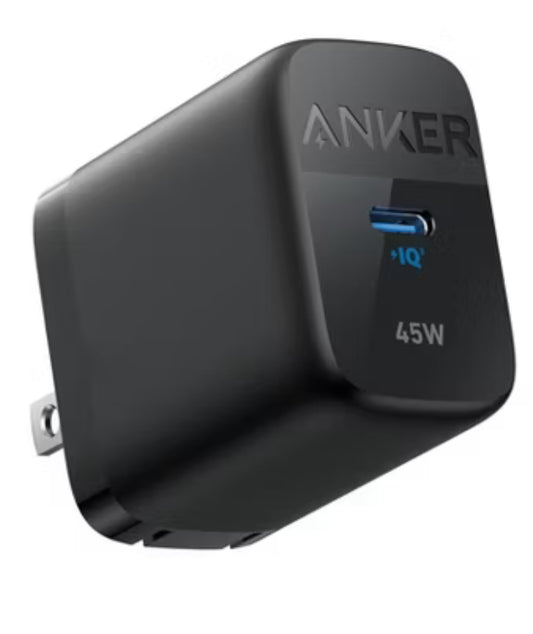 Cargador de pared USB-C Anker Ace de 45 W - Negro