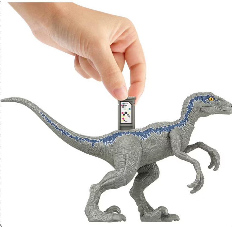 Jurassic World: Figura de dinosaurio 'azul' de Dominion Ferocious Pack Velociraptor