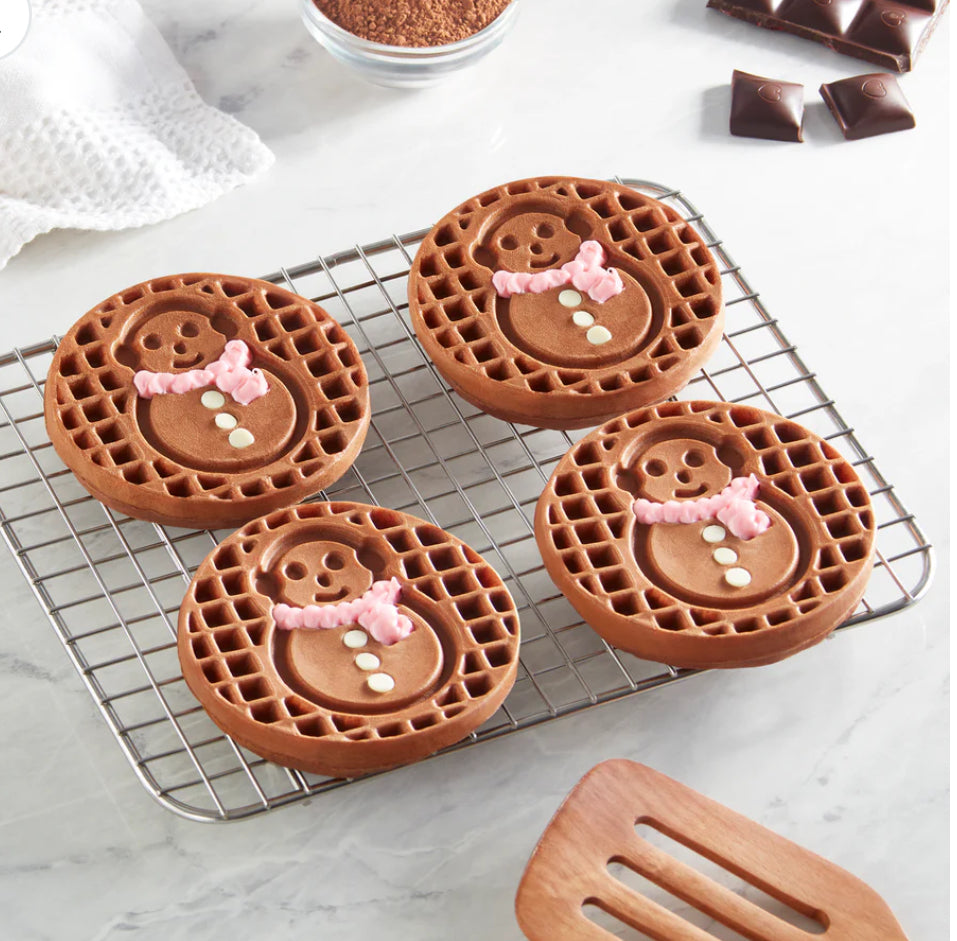 SNOWMAN MINI WAFFLE MAKER