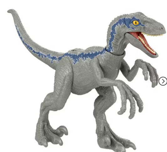 Jurassic World: Figura de dinosaurio 'azul' de Dominion Ferocious Pack Velociraptor