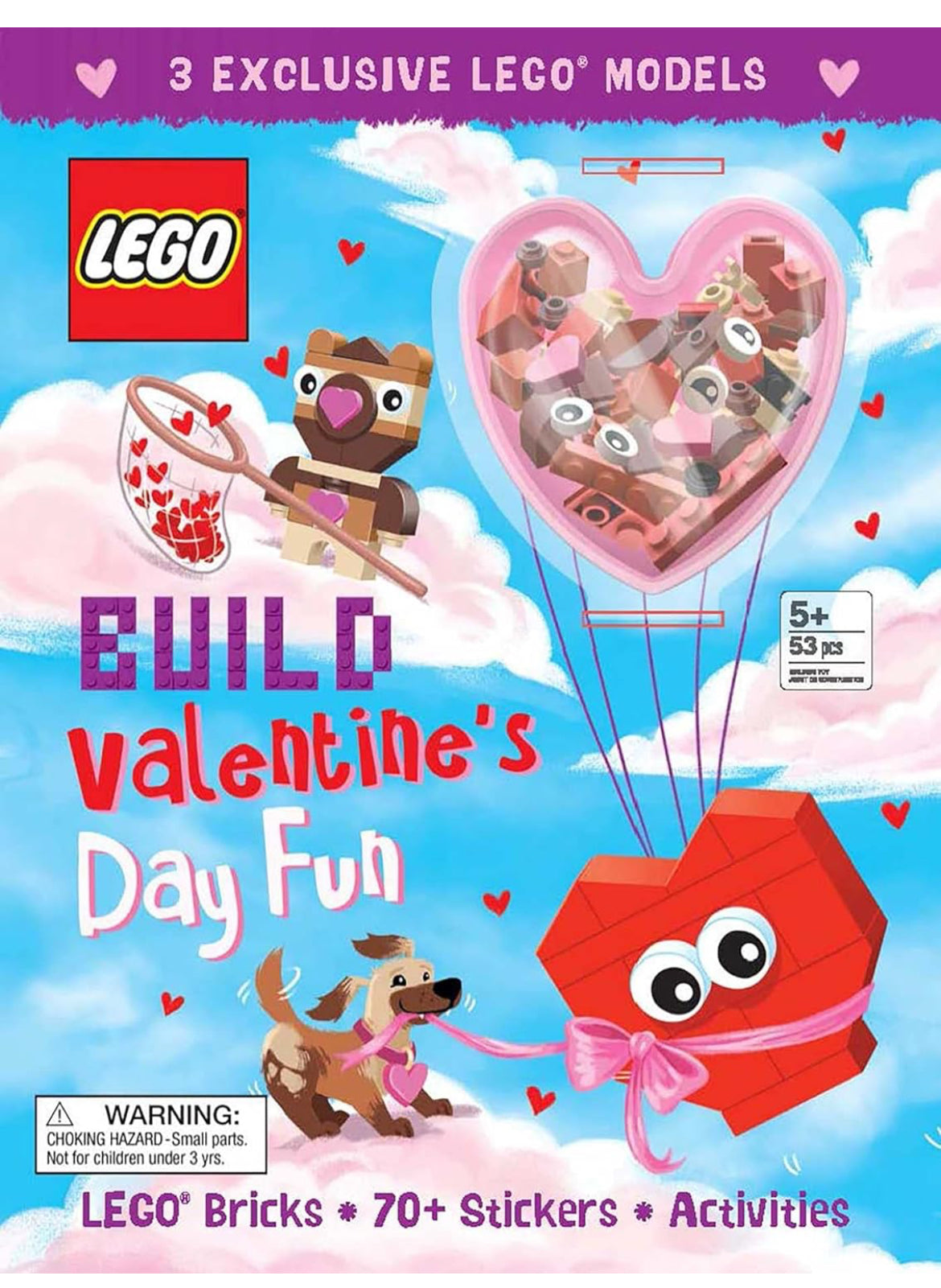 LEGO Books: ¡Construye la diversión del Día de San Valentín! (Libro de actividades con minifigura)