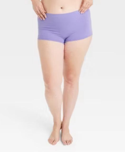 Pantalones cortos sin costuras para mujer - Auden™ - talla 4XL - disponible en rosa