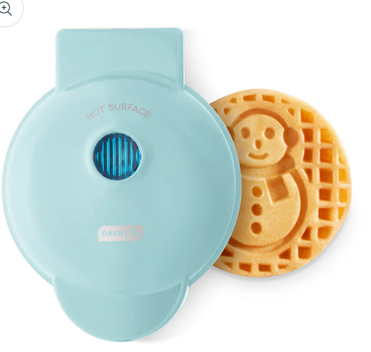 SNOWMAN MINI WAFFLE MAKER