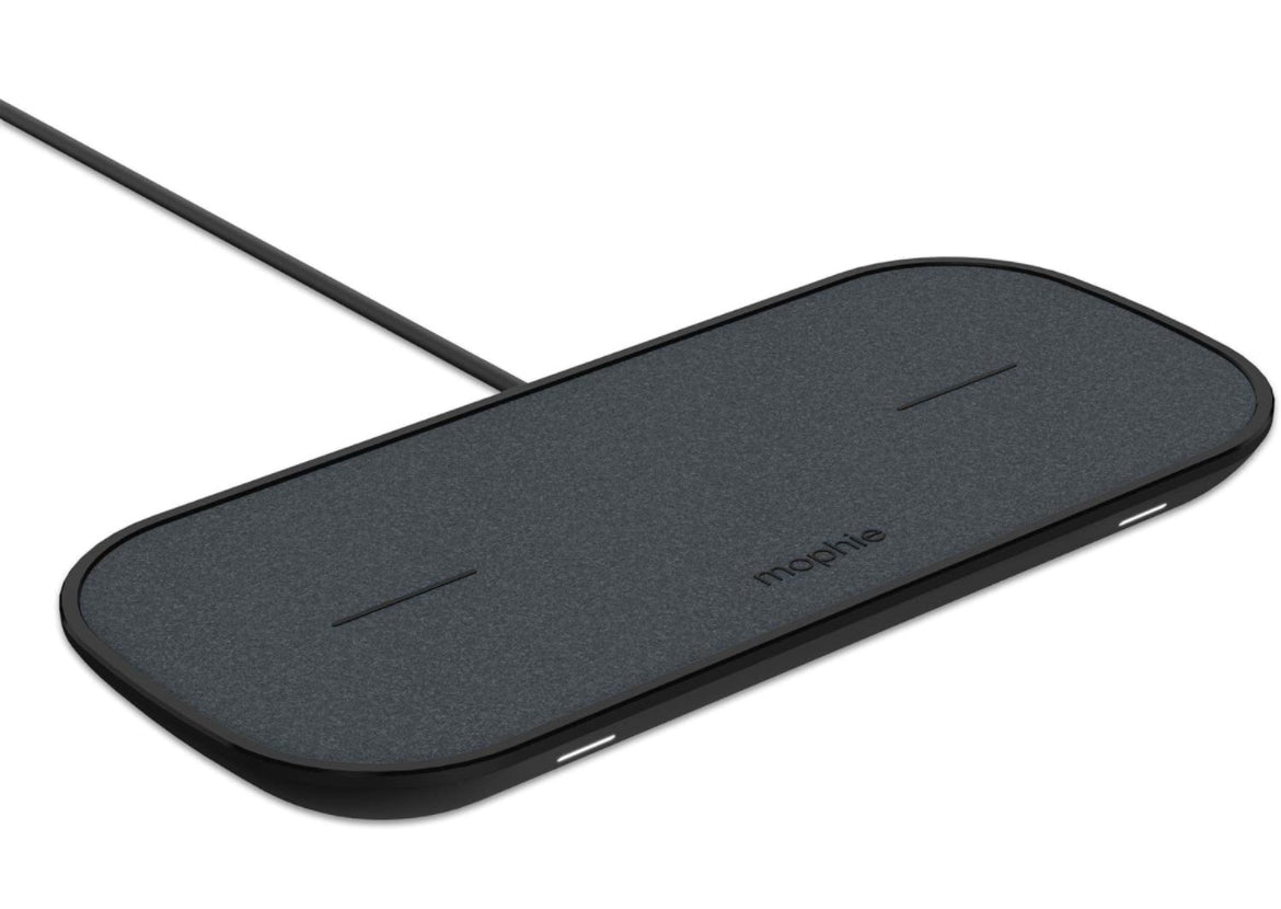 Mophie - 7.5W Qi Certified Wireless Charging Pad for iPhone®/Android - Negro - cargador rapido