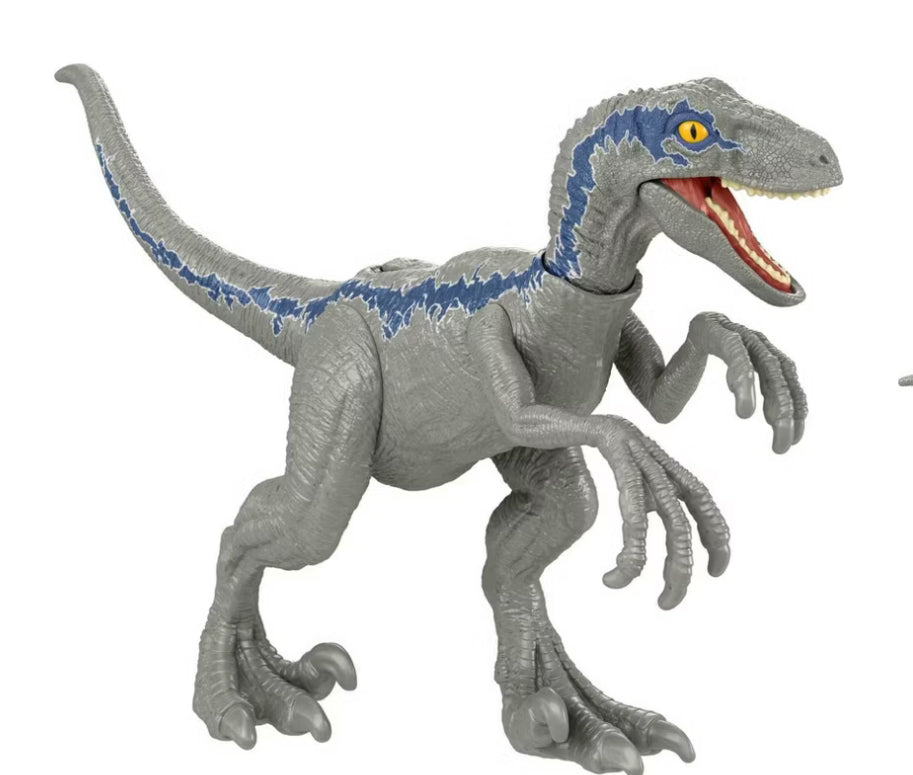 Jurassic World: Figura de dinosaurio 'azul' de Dominion Ferocious Pack Velociraptor