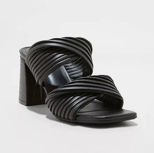 Tacones/ sandalias Jessa para mujer - A New Day negros 11