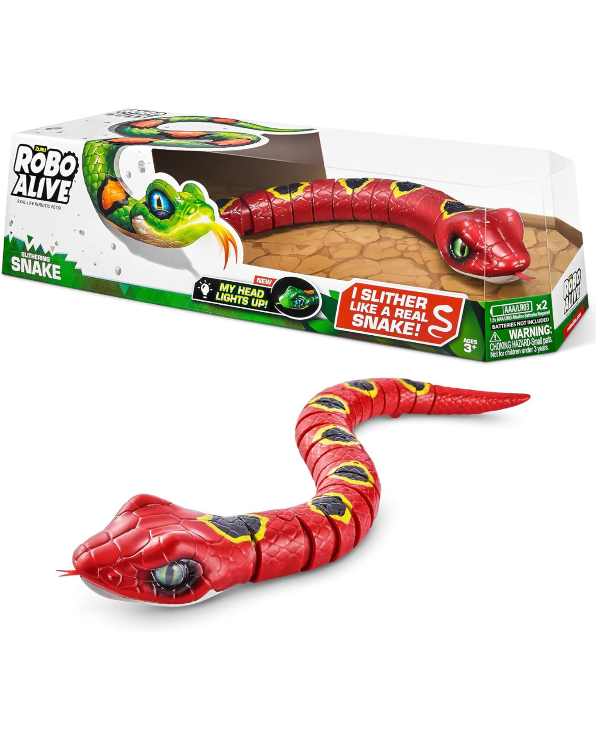 Zuru Robo Alive Snake Series 3 Red