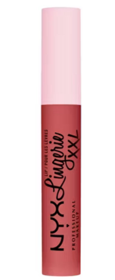 NYX Professional Makeup Lip Lingerie XXL Smooth Matte Liquid Lipstick - 16hr Longwear - 0.13 fl oz- Color
03 Xxpose Me