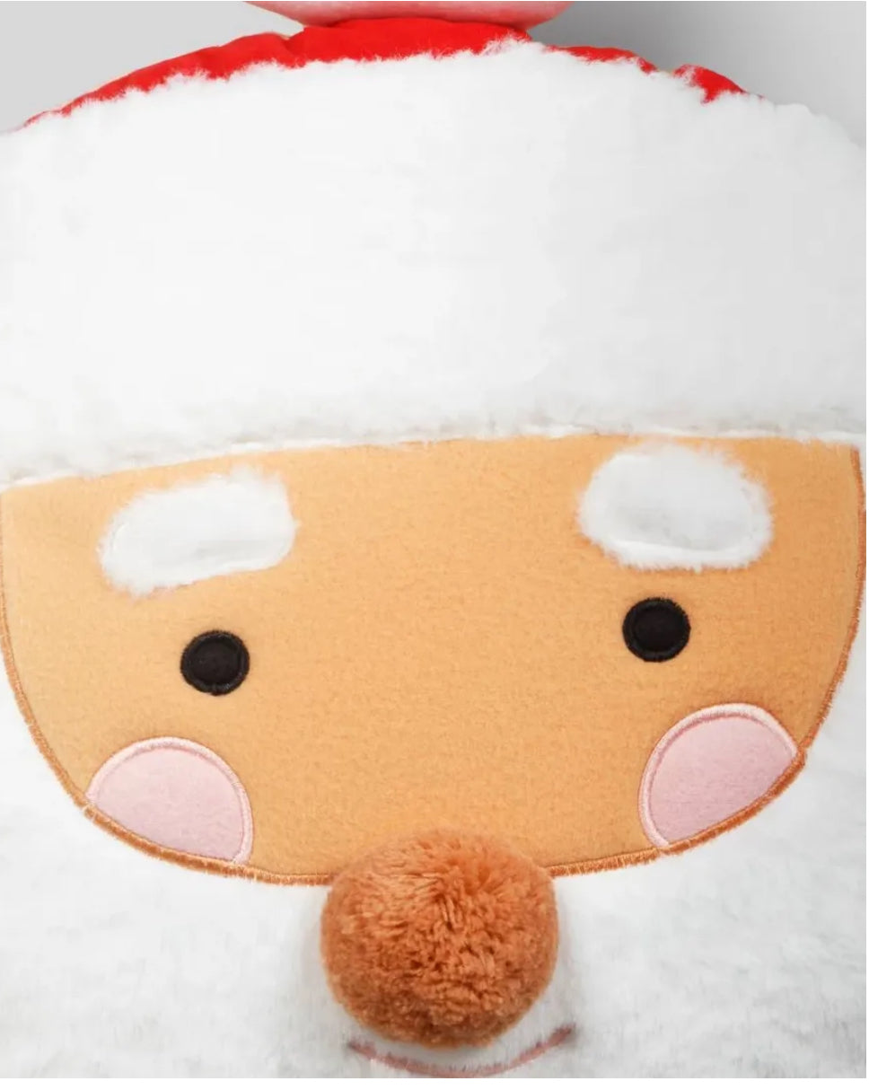 Almohada de felpa de Navidad reversible de 16" a muñeco de nieve - Wondershop™