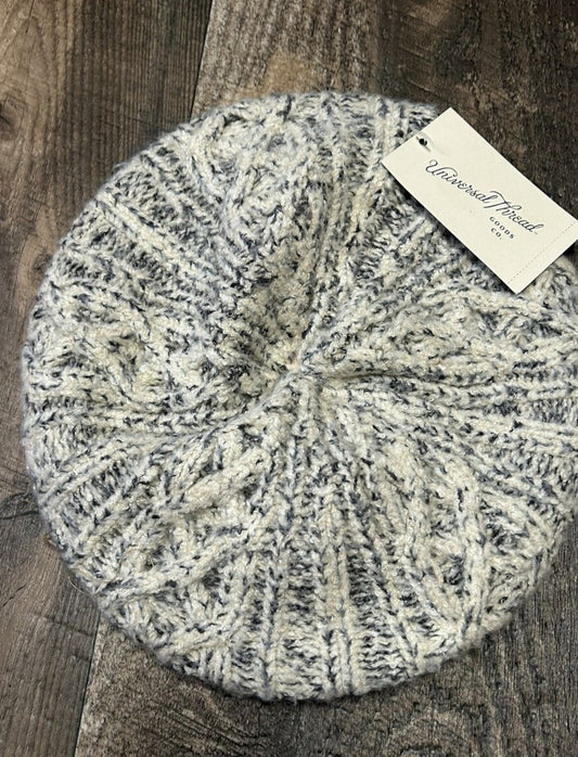 Boina de punto para mujer - Nueva con etiquetas hilo universal bonito beige talla única