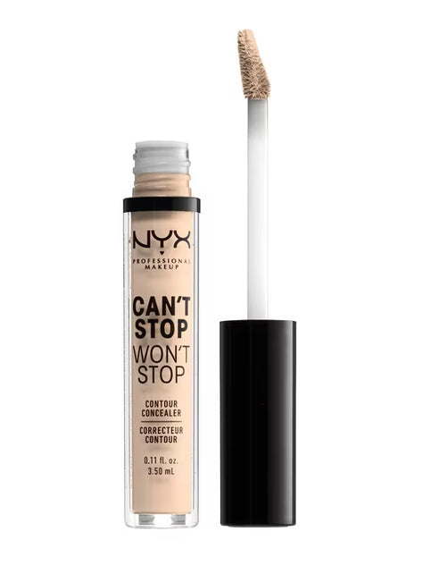 NYX Professional Makeup Can't Stop Won't Stop Contour Concealer - 0,11 fl oz- Color
04 Light Ivory