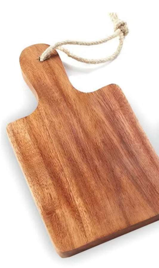 Tabla de charcutería The Lakeside Collection - Bandeja de aperitivos de madera o tabla  de quesos 
Medidas 10”x5”