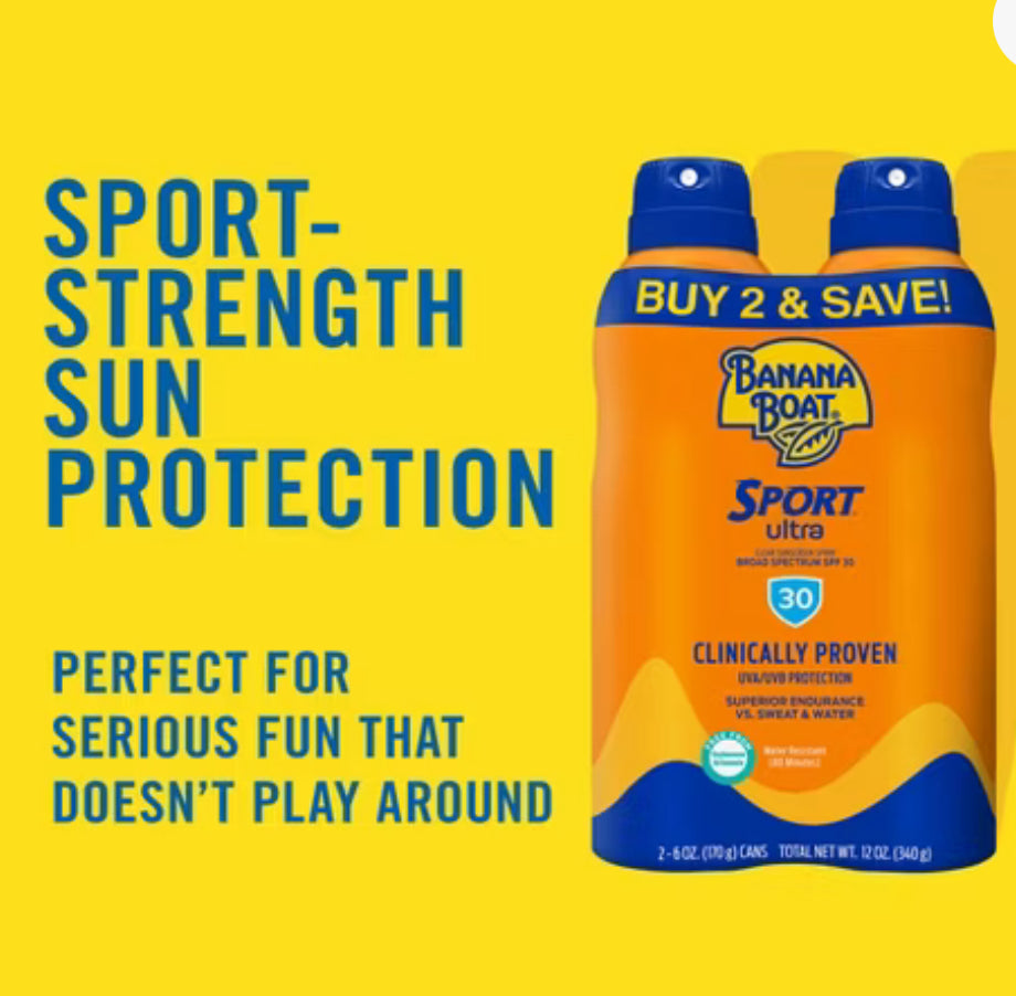 Spray de protector solar transparente Banana Boat Ultra Sport