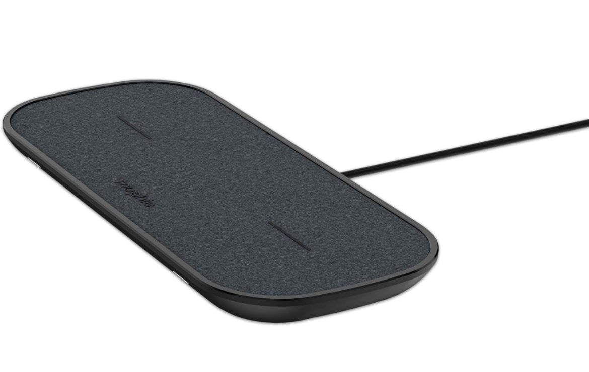 Mophie - 7.5W Qi Certified Wireless Charging Pad for iPhone®/Android - Negro - cargador rapido