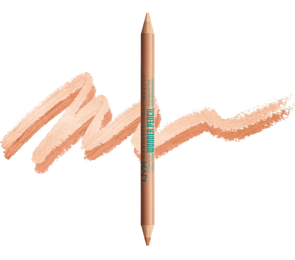 NYX PROFESSIONAL MAKEUP Wonder Pencil, micro resaltador y corrector multiusos en barra - Cálido profundo