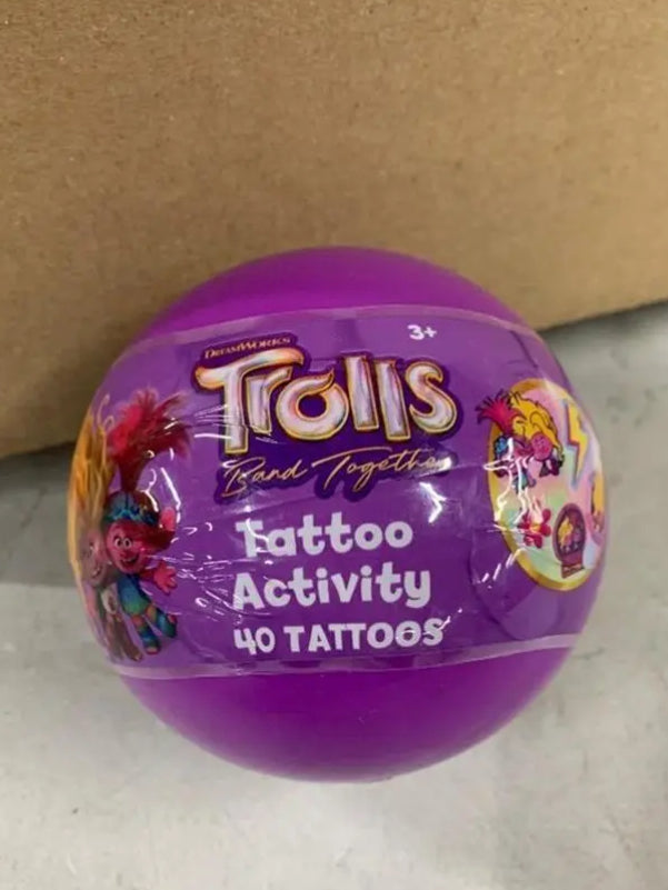 Actividad de tatuaje de trolls---40 tatuajes