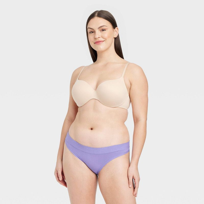 Ropa interior de bikini elástico de algodón para mujer - Auden™ talla L