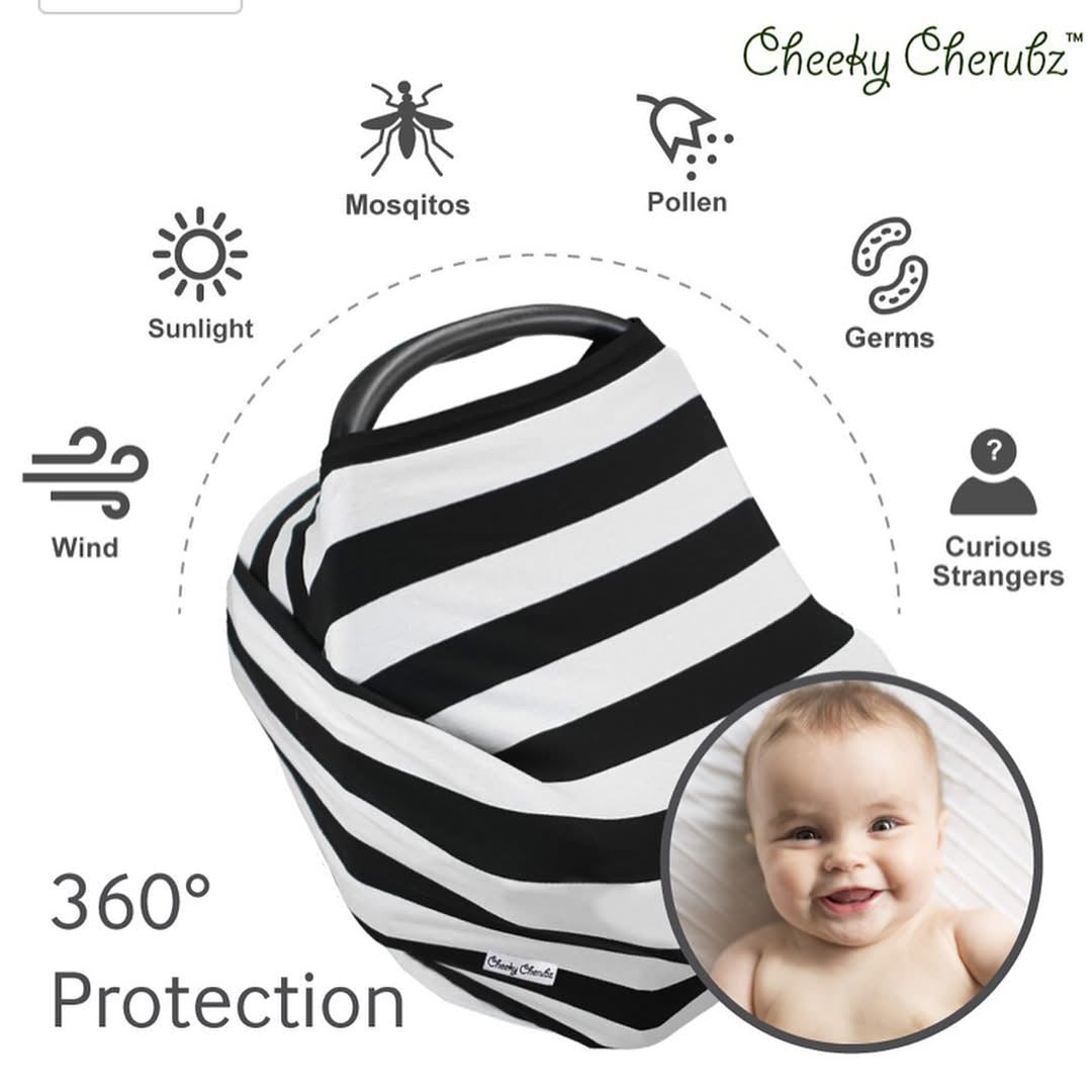 Cheeky Cherubz ¡PROTEGE A TU BEBÉ! Consigue hoy mismo nuestra funda 6 en 1 de algodón orgánico.