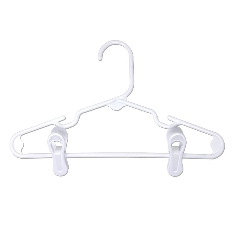 Percha blanca para niños de 3 pk con clips - Pillowfort™