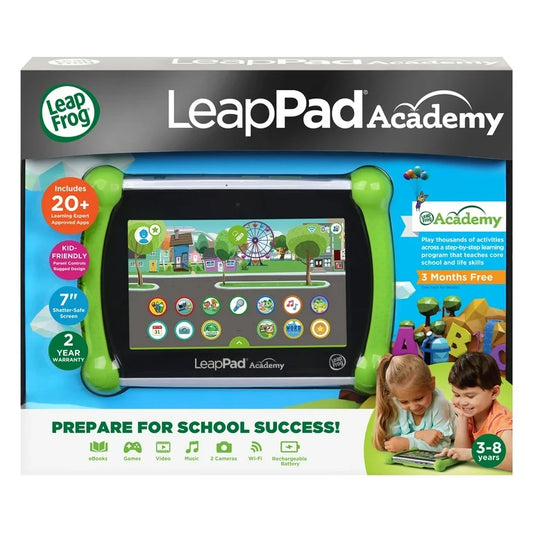 LeapFrog® LeapPad® Academy, tableta de aprendizaje electrónico para niños, enseña educación, creatividad