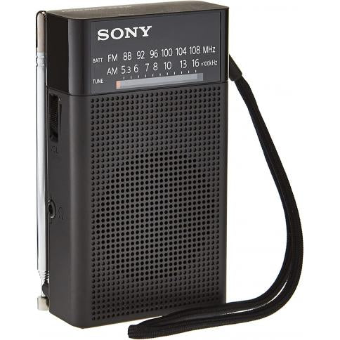 Radio AM/FM portátil Sony ICFP27, color negro