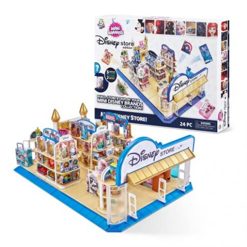 5 Surprise Disney Toy Store Playset de Zuru - Incluye 5 mini coleccionables exclusivos, tienda y exhibición para niños, adolescentes y adultos