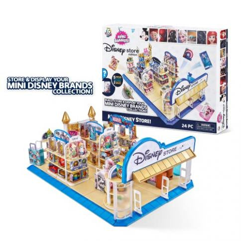 5 Surprise Disney Toy Store Playset de Zuru - Incluye 5 mini coleccionables exclusivos, tienda y exhibición para niños, adolescentes y adultos