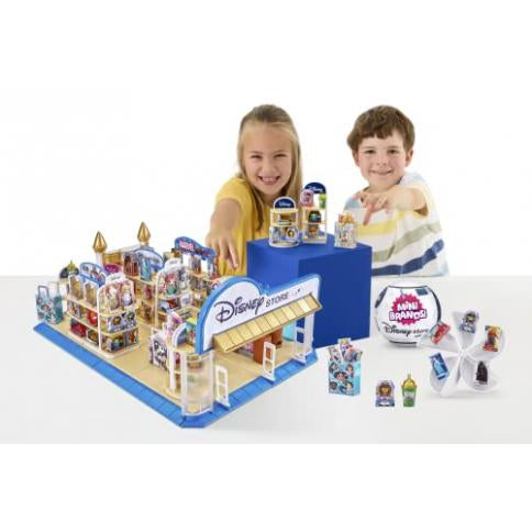 5 Surprise Disney Toy Store Playset de Zuru - Incluye 5 mini coleccionables exclusivos, tienda y exhibición para niños, adolescentes y adultos