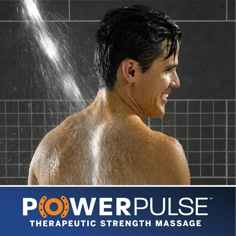 Waterpik 6-Mode Powerpulse Therapeutic Massage Showerhead Chrome XAU-643E