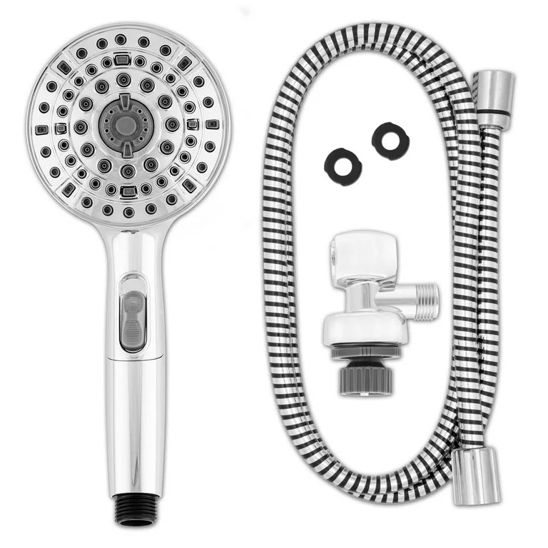 Waterpik 7-Mode PowerPulse Massage Hand Held Shower Head, Chrome, VOT-663E