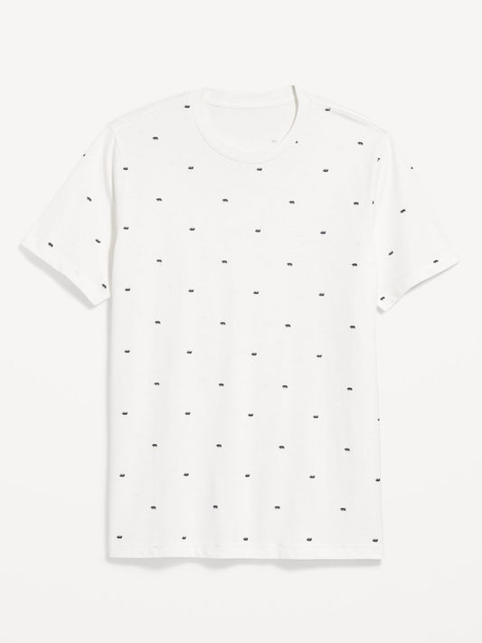 Playera estampada cuello redondo y manga corta para hombre - Old Navy- talla S