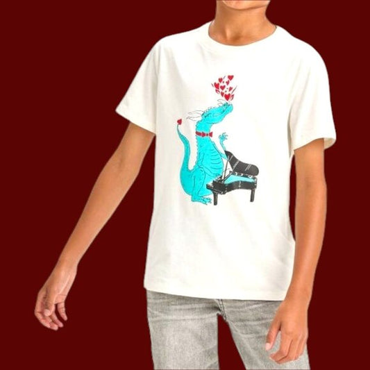 Cat & Jack - Camiseta gráfica de manga corta para niño - Beige - Talla XL (14)