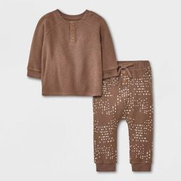 Set de 2 piezas tipo waffle - grayson collective- talla 12M